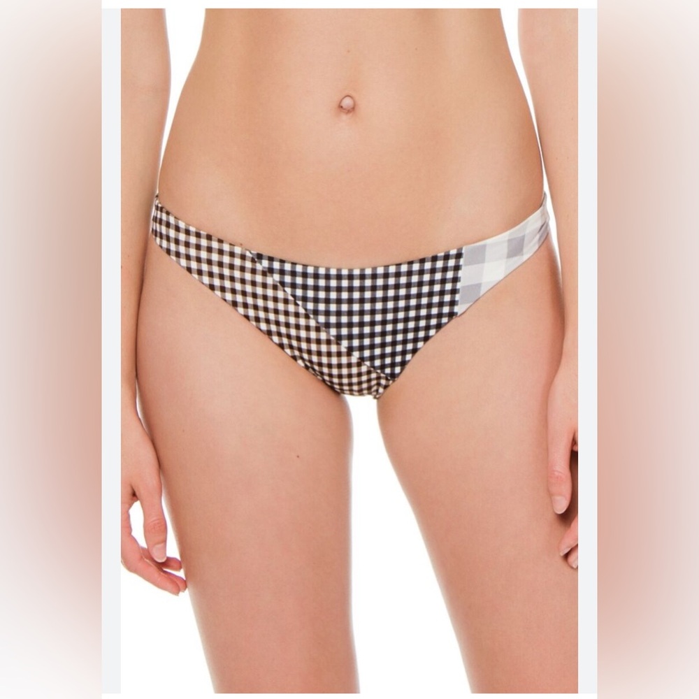 Marysia Suffolk Patchwork Gingham Bikini Bottom .… - image 1